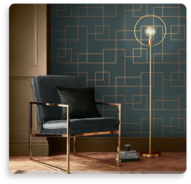 Creativity and professionalism through geometric shape